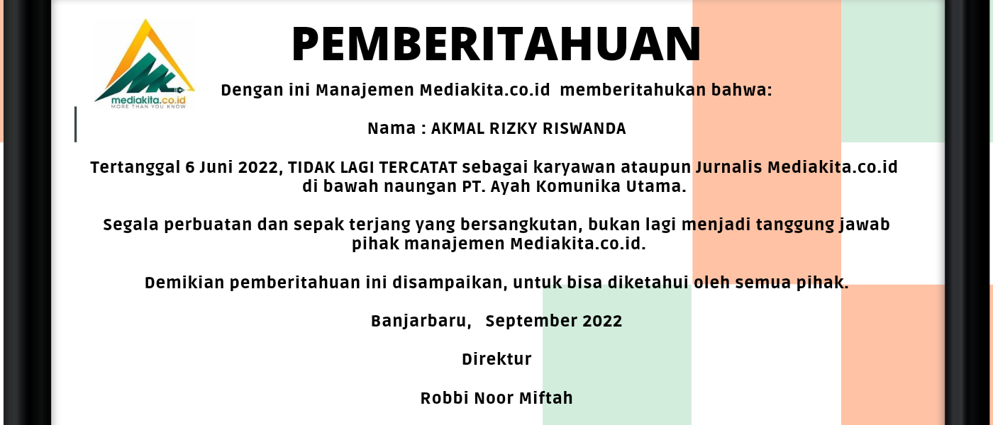 PEMBERITAHUAN