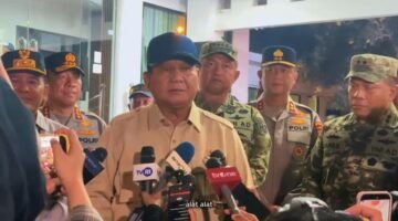Presiden Prabowo Tinjau Karhutla Kalteng, Kodam Tambun Bungai Langsung Bergerak
